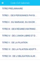 Code Civil Gabonais Affiche
