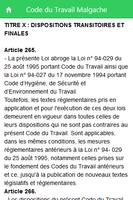 Code du Travail Malgache скриншот 2