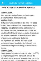 Code du Travail Togolais screenshot 2