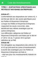 Code des Investissements de la Cote d'Ivoire screenshot 2