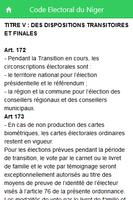 Code Electoral du Niger screenshot 2