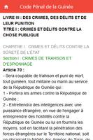 Code Pénal de la Guinée captura de pantalla 2
