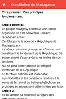 Constitution du Madagascar capture d'écran 1