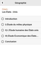 Géographie - Cours capture d'écran 1