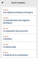 Droit Constitutionnel - Cours پوسٹر