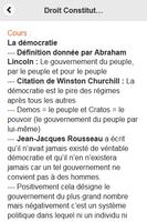 Droit Constitutionnel - Cours اسکرین شاٹ 2