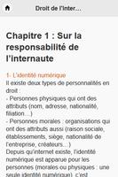 Droit de l'Internet - Cours ảnh chụp màn hình 1