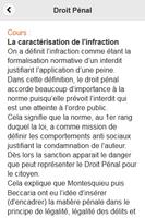 Droit Pénal - Cours capture d'écran 2