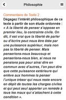 Philosophie - Commentaire de Texte capture d'écran 1