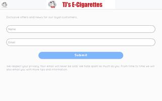 TJs E Cigarettes captura de pantalla 1