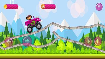 🎮 Princess Dora Racing  🎮 poster