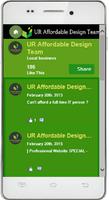 UR Affordable Design Team اسکرین شاٹ 1