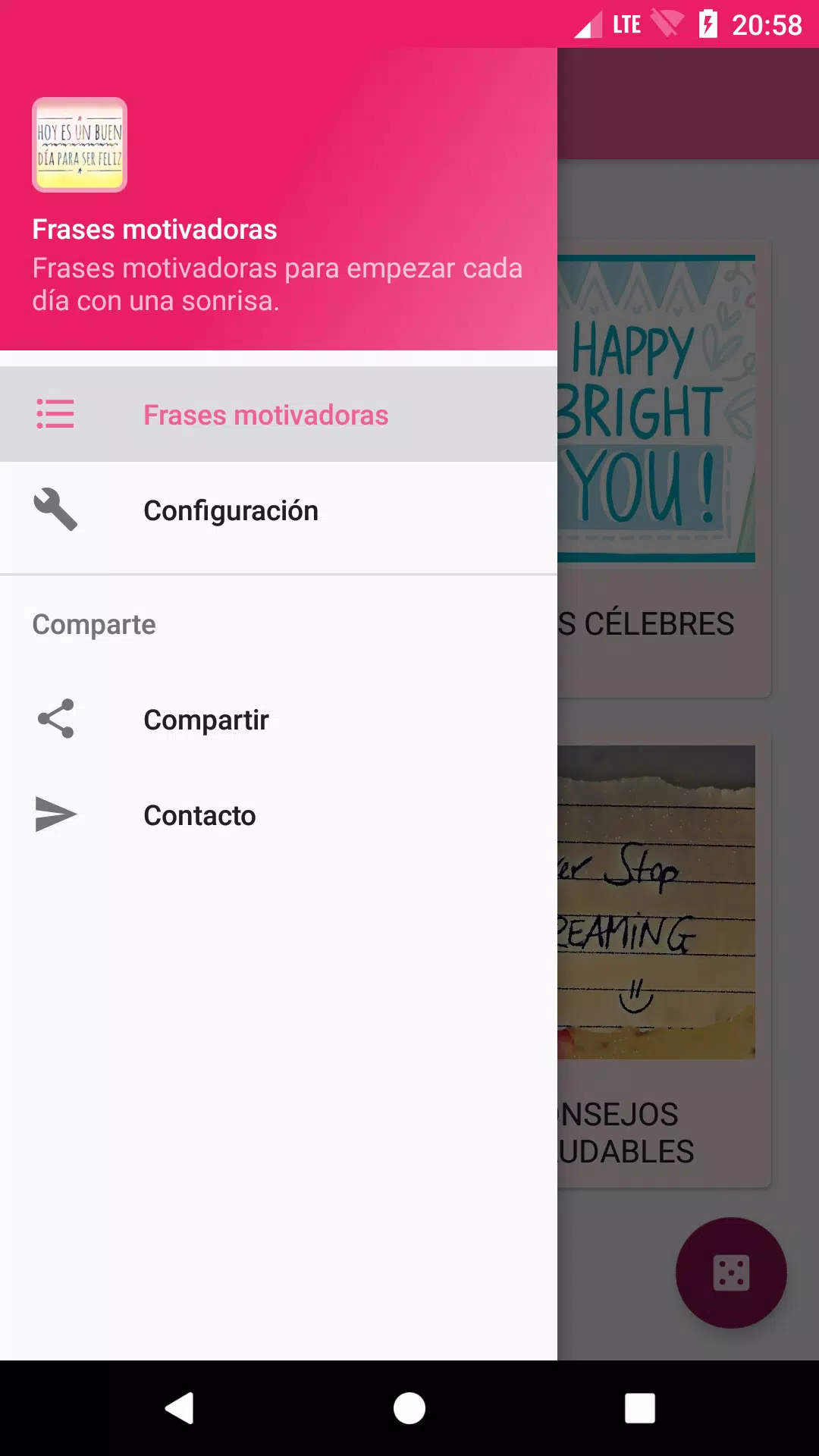 Retos y frases motivadoras para ser feliz (widget) APK do pobrania na  Androida