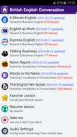 British English Conversation Plakat