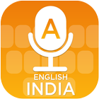 English (India) Voice Typing Keyboard icône