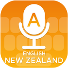English (New Zealand) Voice Typing Keyboard icône