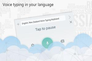 English (New Zealand) Voice Typing Keyboard स्क्रीनशॉट 2