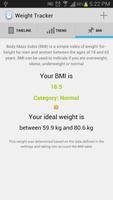 Weight Tracker 1 screenshot 3