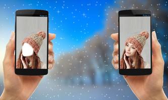 Winter Cap Photo Editor скриншот 3