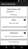 Battery Full and Theft Warning poster