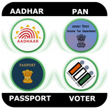 Aadhar Card, PAN, Driving License, Passport