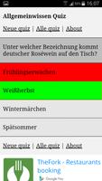 Allgemeinwissen Quiz screenshot 1