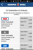 برنامه‌نما Benzinpreis Aktuell عکس از صفحه