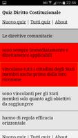 Quiz Diritto Costituzionale capture d'écran 1