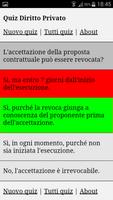 Quiz Diritto Privato capture d'écran 1