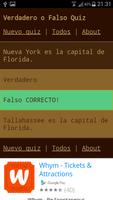 Verdadero o Falso Quiz постер