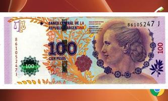 Argentinian money calculator Affiche