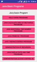 java basic programing app Affiche