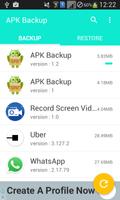 backup APK plakat