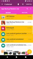 برنامه‌نما App Backup Lite عکس از صفحه