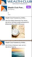 Wealth Club Powered by Artifex screenshot 2