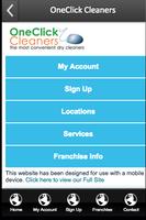 OneClick Cleaners الملصق