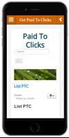 Get Paid To Clicks Affiche