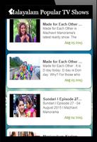 Malayalam TV LIVE Channels-HD capture d'écran 2