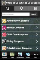 Where to Go What to Do Coupons постер