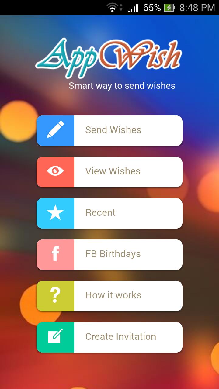 Send wish