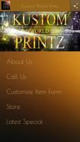 Kustom World Printz Affiche