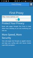 First Proxy syot layar 2