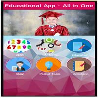 Educational App - All in One Affiche