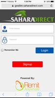 SaharaDirect Money Transfer Screenshot 1