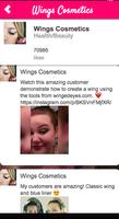 Wings Cosmetics capture d'écran 1