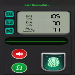 Fingerprint Blood Body Pressure Scanner Simulator