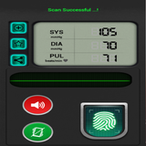 Fingerprint Blood Body Pressure Scanner Simulator icon