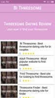 Threesome Dating: Bi Threesome Finder Chat & Meet Plakat