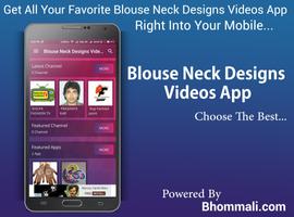 Blouse Neck Designs Videos App-poster