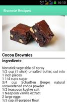 Brownie Recipes screenshot 1